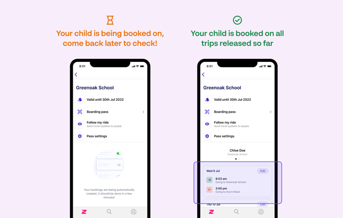 Automated bookings