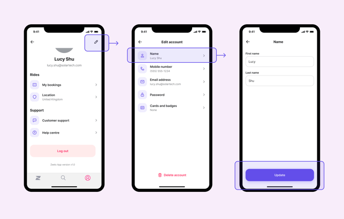 Change account detail - iOS-1