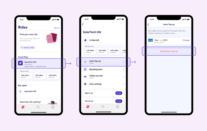Manage Auto top-up